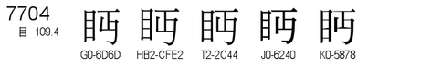 U+7704